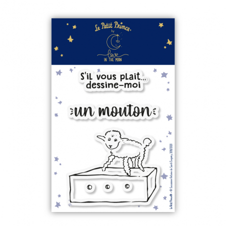 3 tampons transparents "S'il vous plait" - Le Petit Prince