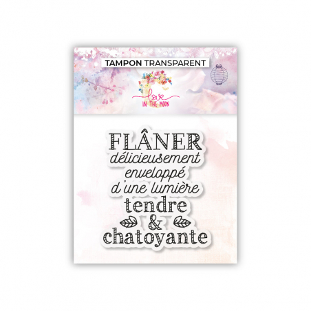 Tampon - Flâner délicieusement - 7,5x7cm