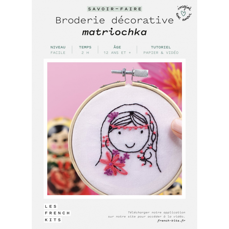 Kit Broderie Matriochka