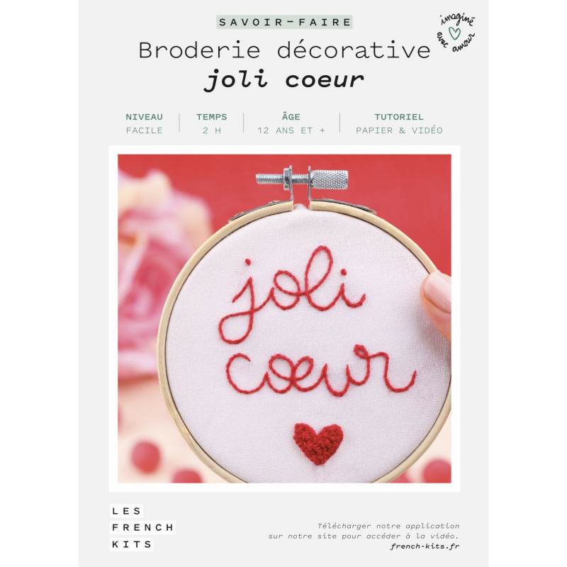 Kit Broderie Joli Cœur