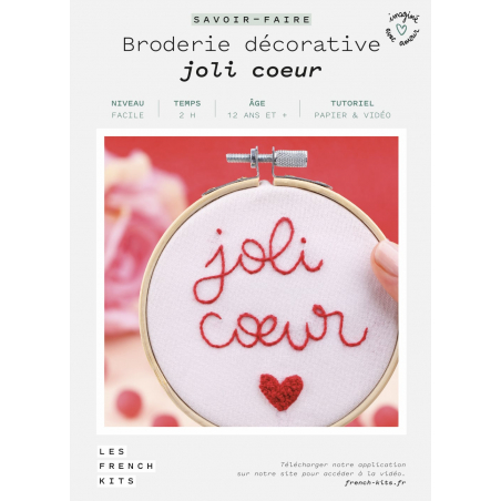 Kit Broderie Joli Cœur