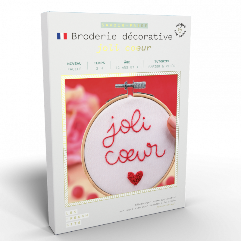 Kit Broderie Joli Cœur