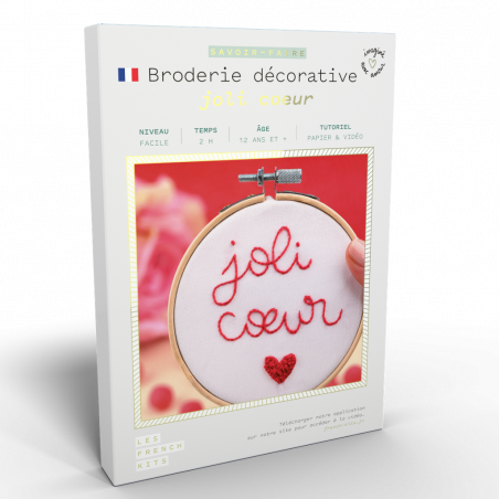 Kit Broderie Joli Cœur