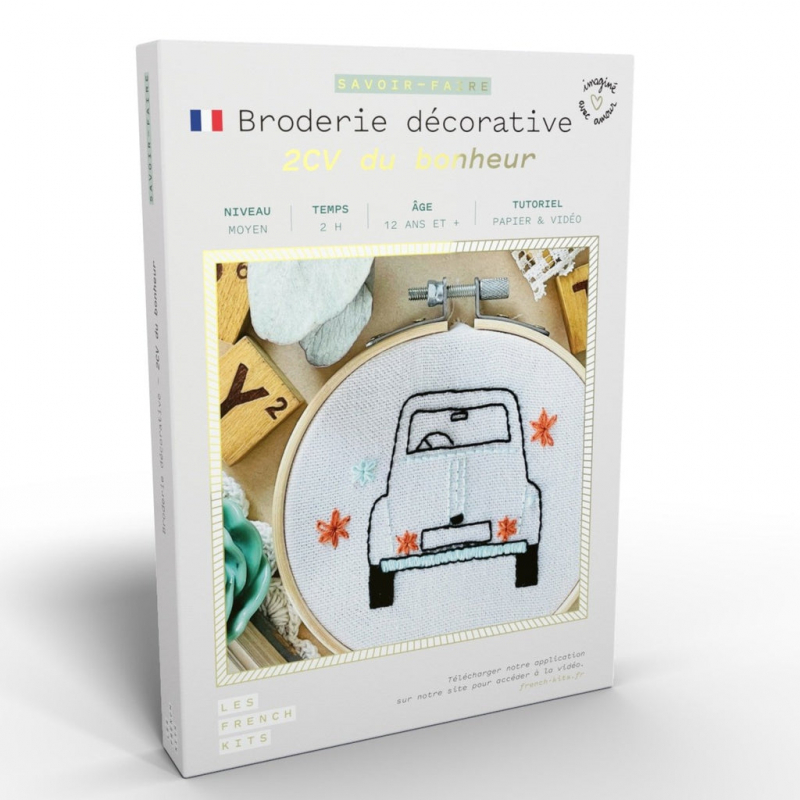 Kit Broderie - 2CV du bonheur