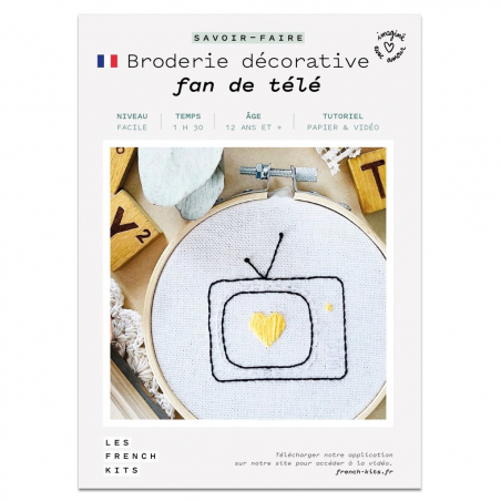 Kit Broderie - Fan de tv