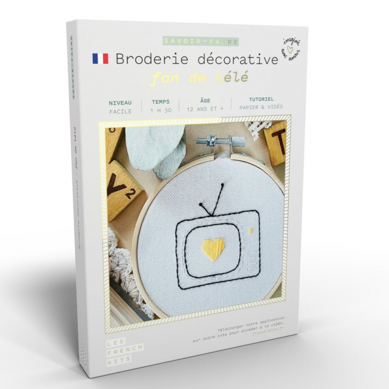 Kit Broderie - Fan de tv