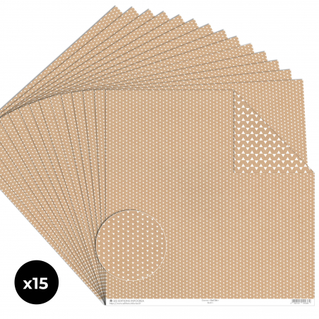 Papier Recto / Verso - 30.5cm x 31.5cm - 250g/M2 - BL-011